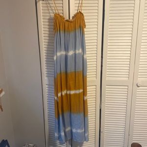 Zara ombré sleeveless maxi dress